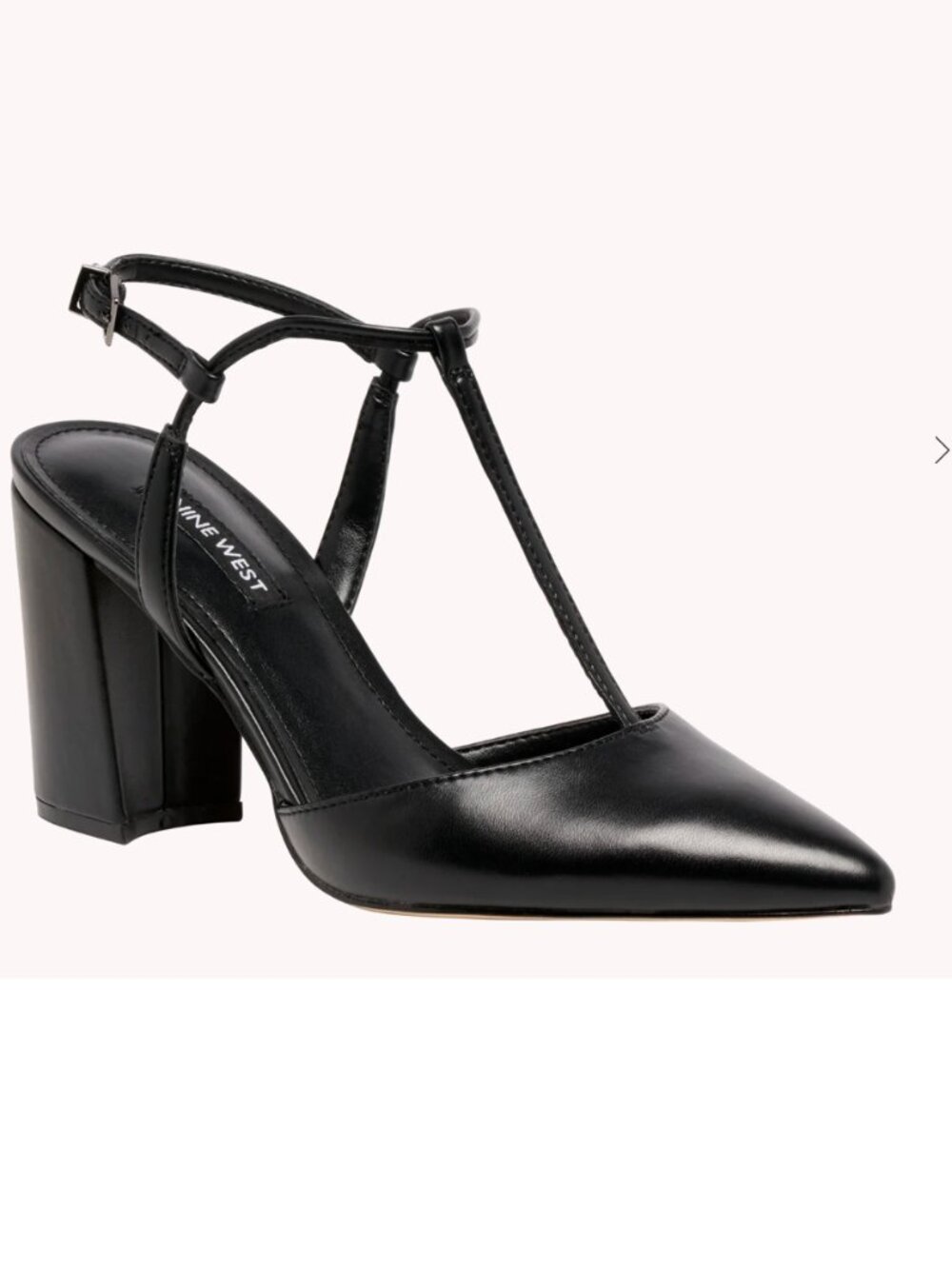 Nine West Black Heels CINEA PUMPS | Size 7M